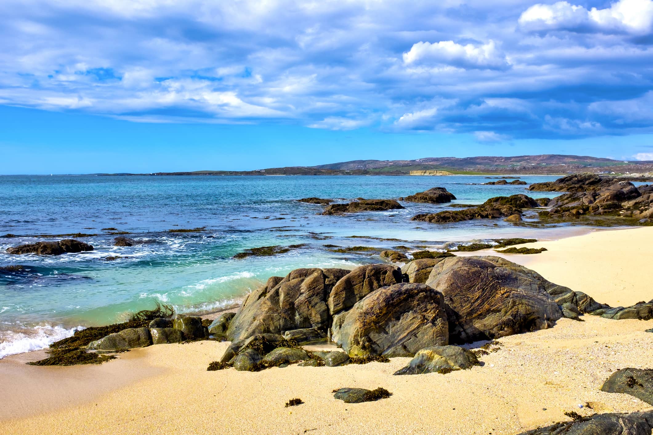 Coral Strand Beach in Ballyconneely, Connemara Ireland