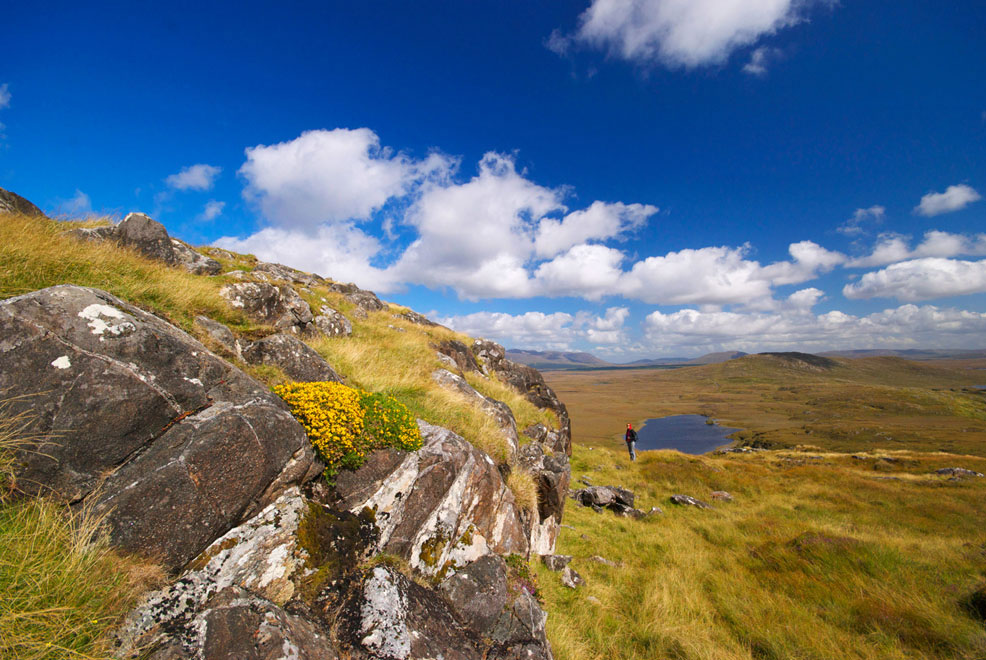 Scenic Connemara landscape